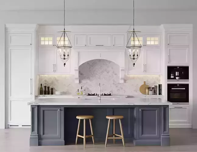 Classic kitchen 3 3D model