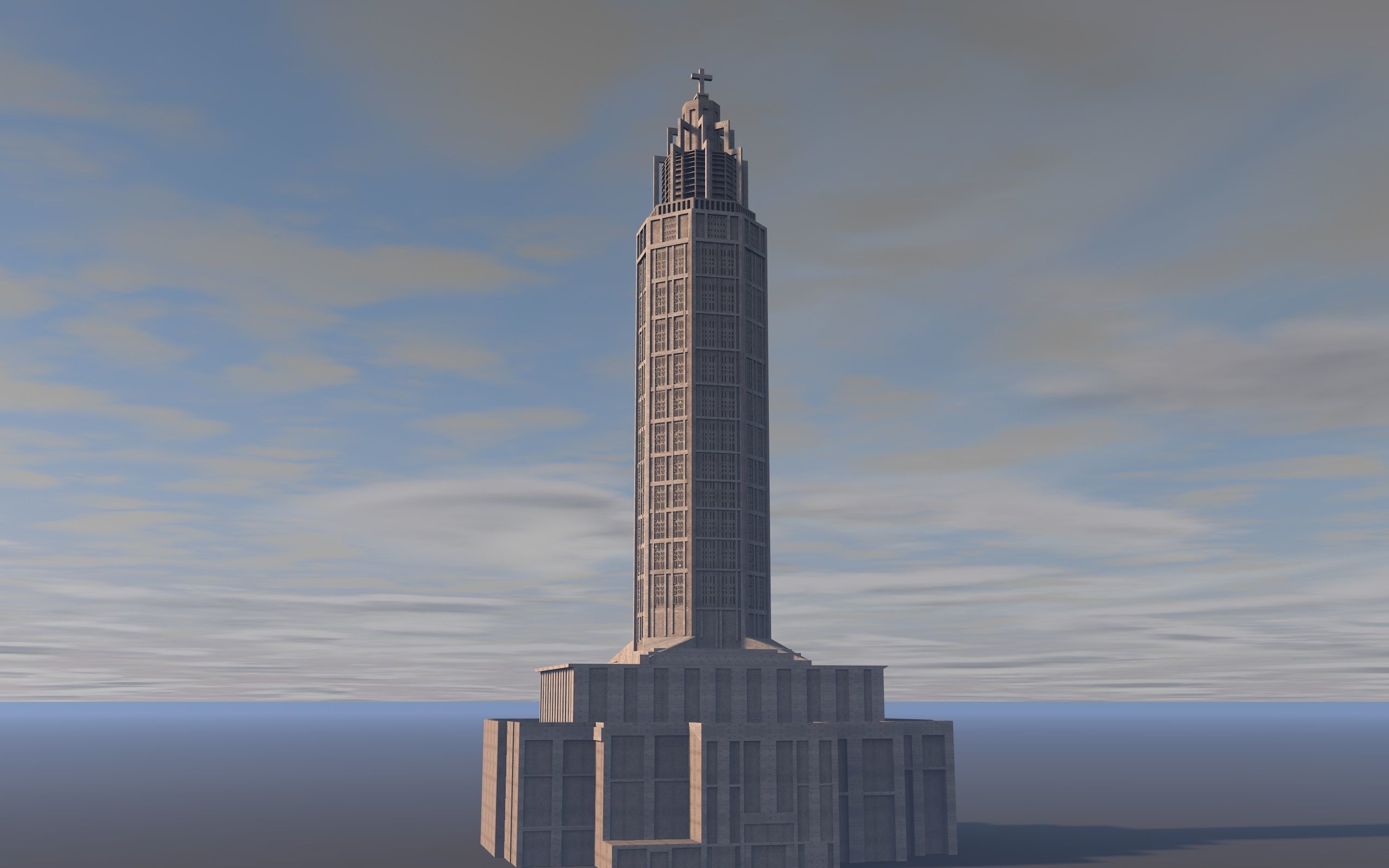 Eglise Saint joseph  3D model_2