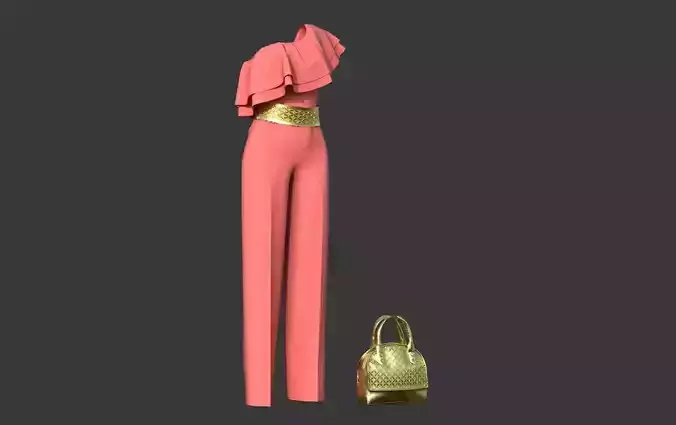JUMPSUIT WITH PELERINE