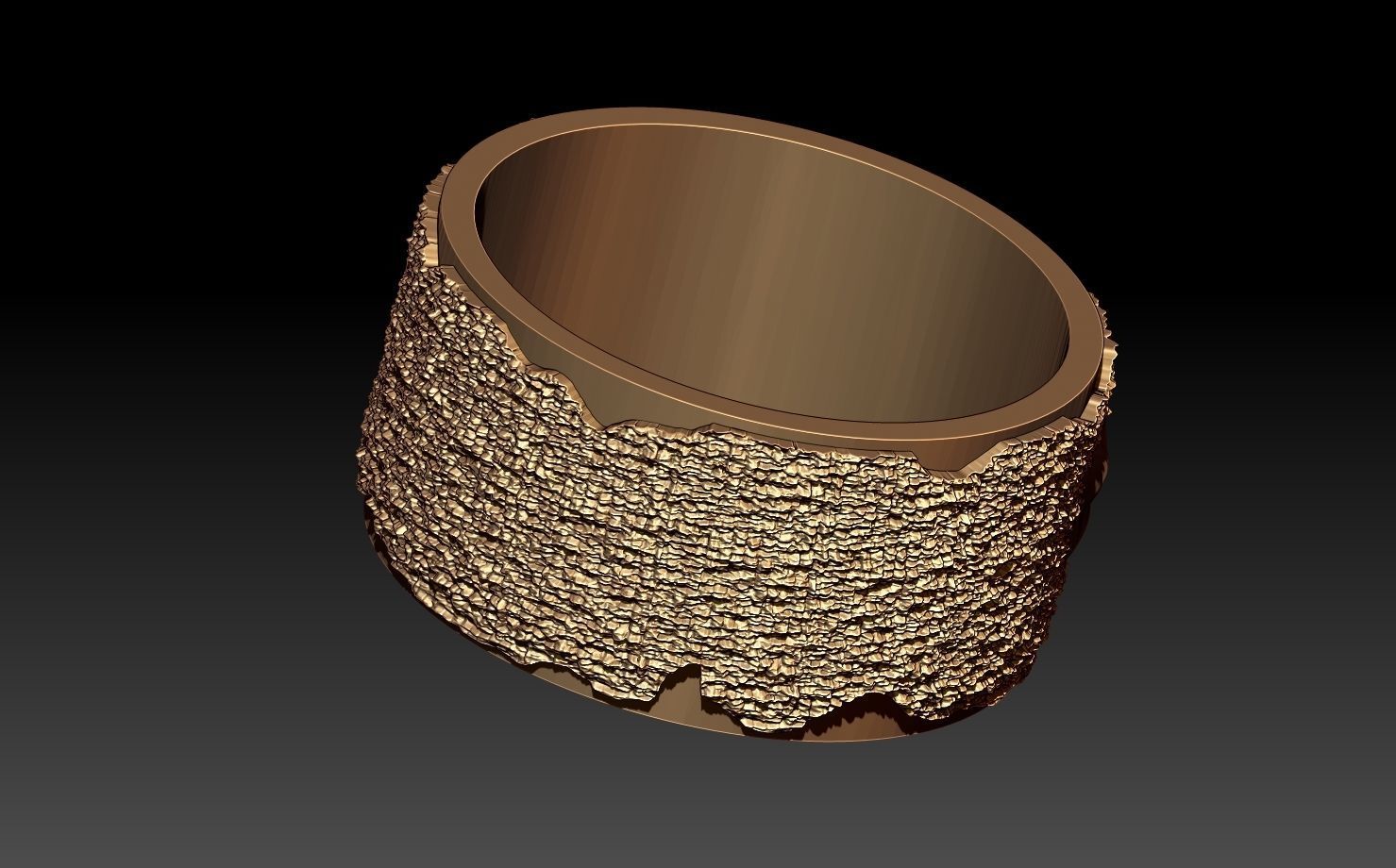 The creation of Adam Hands Ring 3D model_3