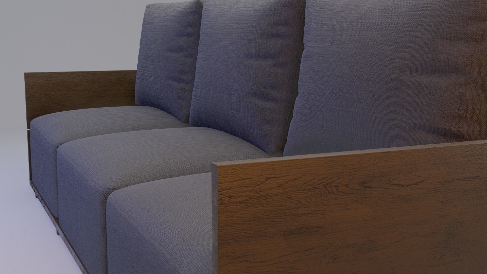 Paros Sofa Low-poly 3D model_8