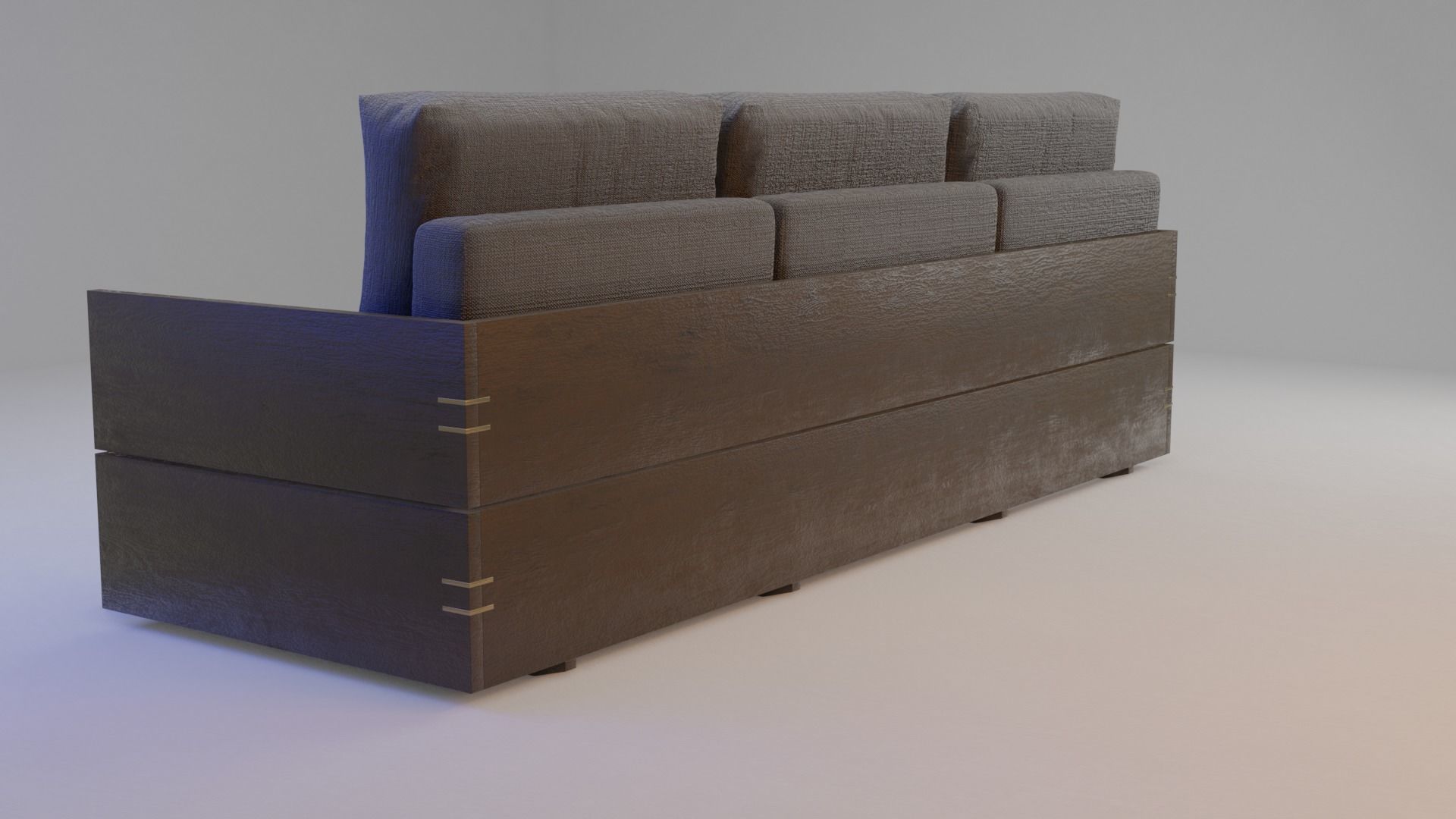 Paros Sofa Low-poly 3D model_6