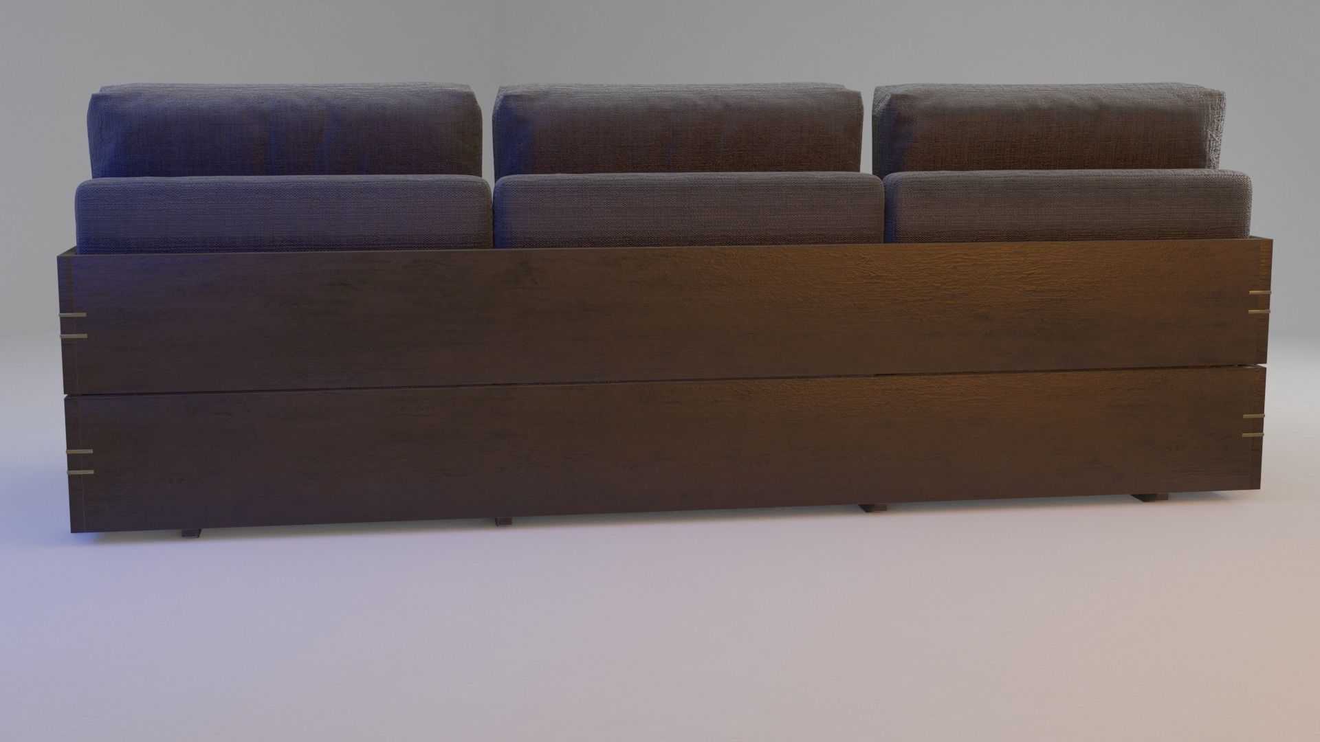 Paros Sofa Low-poly 3D model_5