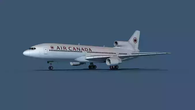 Lockheed L-1011-50  Air Canada 4 3D model