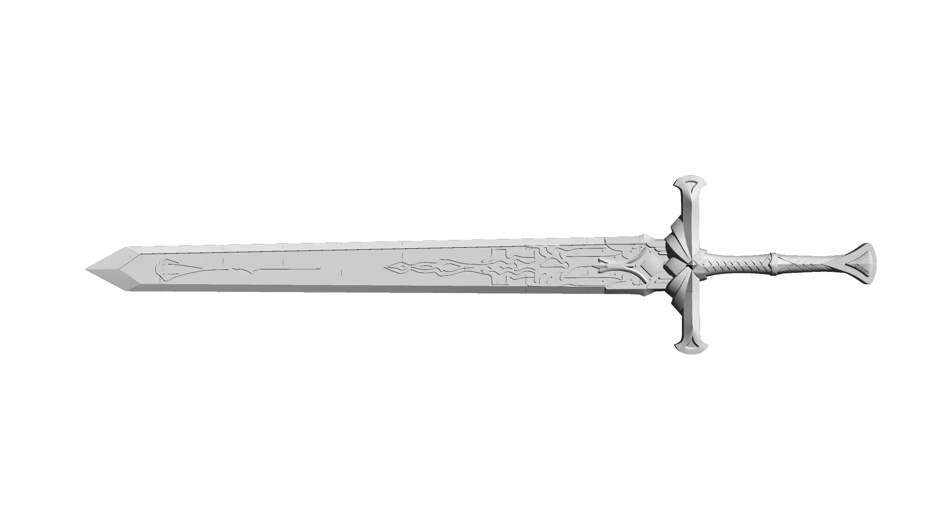 Genshin Impact  Favonius Greatsword 3D print model_0