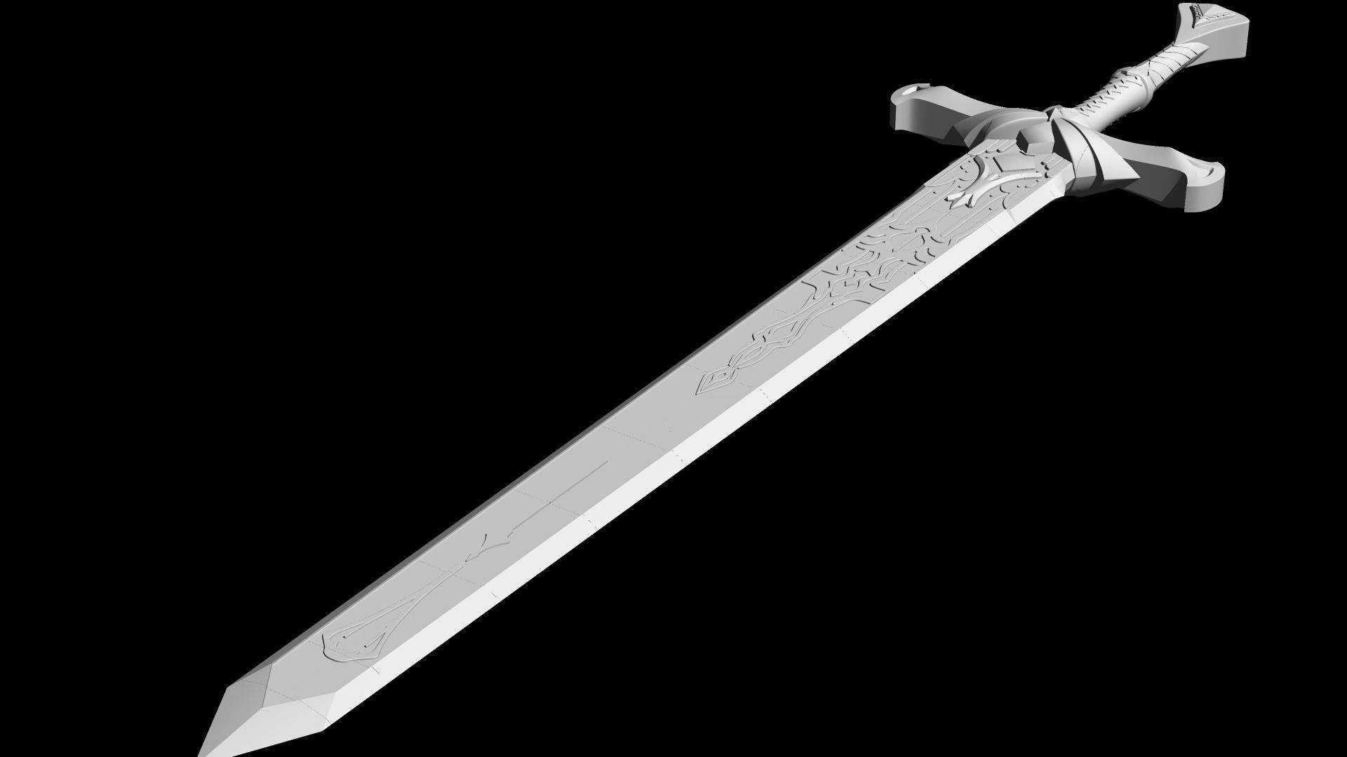 Genshin Impact  Favonius Greatsword 3D print model_2