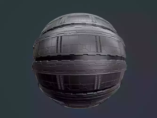 Sci-Fi Military Seamless PBR Texture 106 Texture
