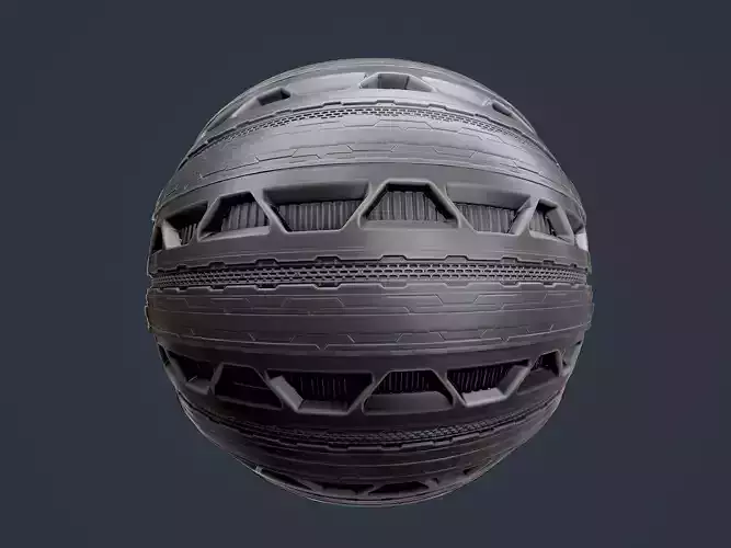 Sci-Fi Military Seamless PBR Texture 107 Texture