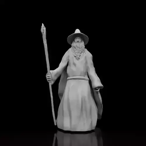 Gandalf  Lord of the Rings 3d Model Stl File