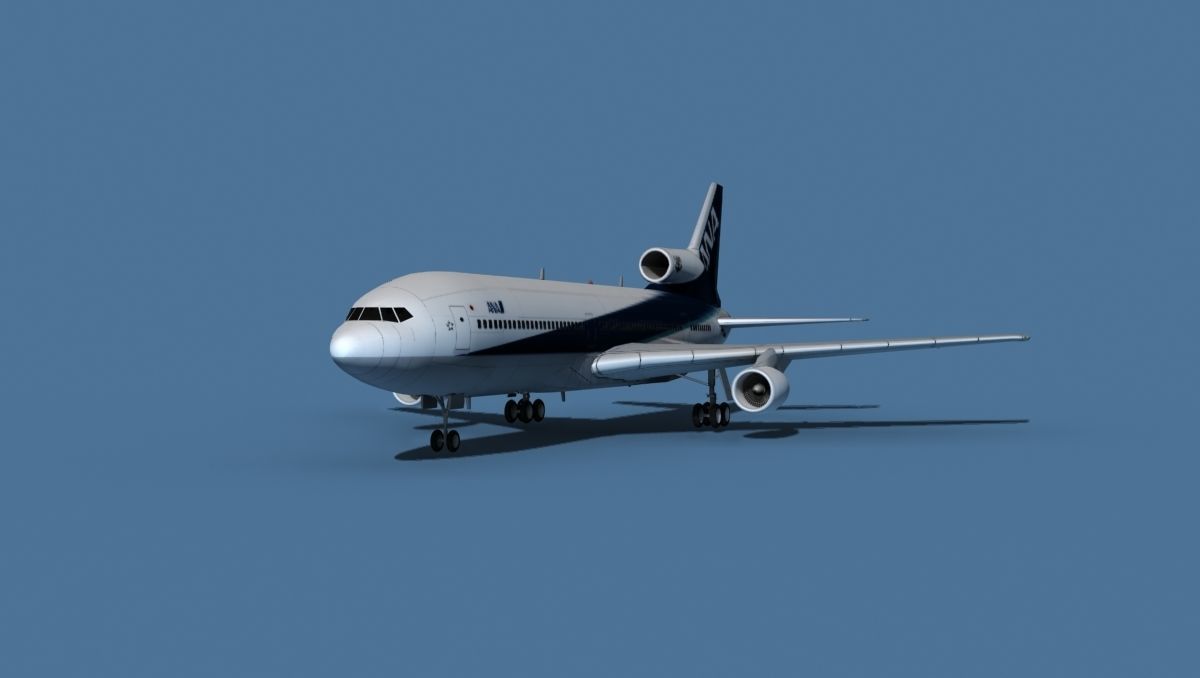 Lockheed L-1011-50 All Nippon Airways 3D model_1