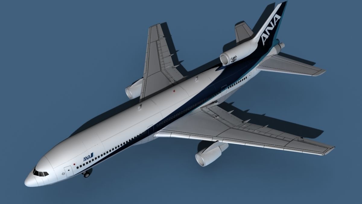 Lockheed L-1011-50 All Nippon Airways 3D model_10