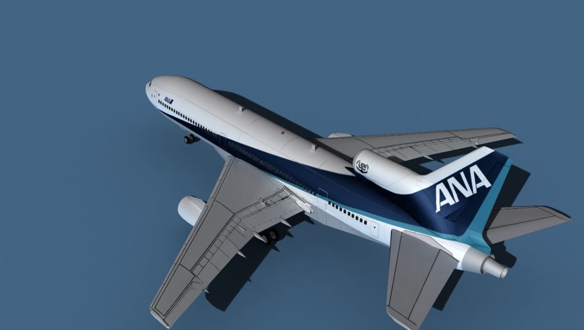Lockheed L-1011-50 All Nippon Airways 3D model_8