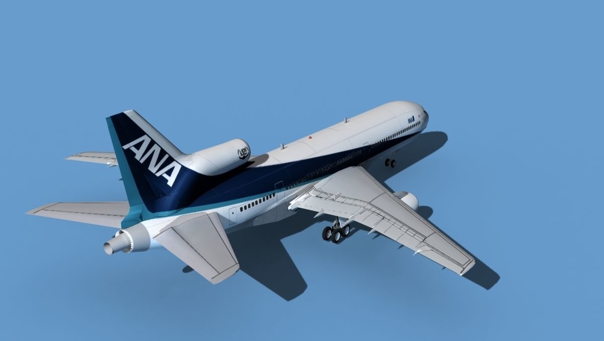 Lockheed L-1011-50 All Nippon Airways 3D model_6