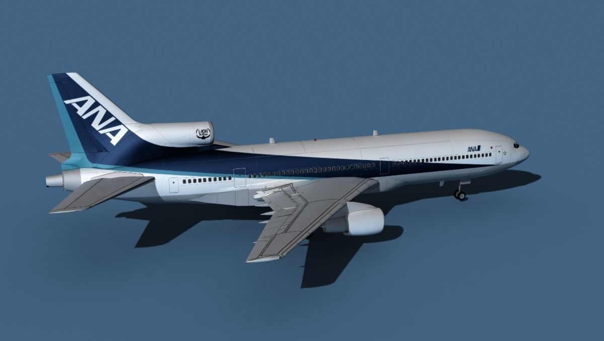 Lockheed L-1011-50 All Nippon Airways 3D model_5