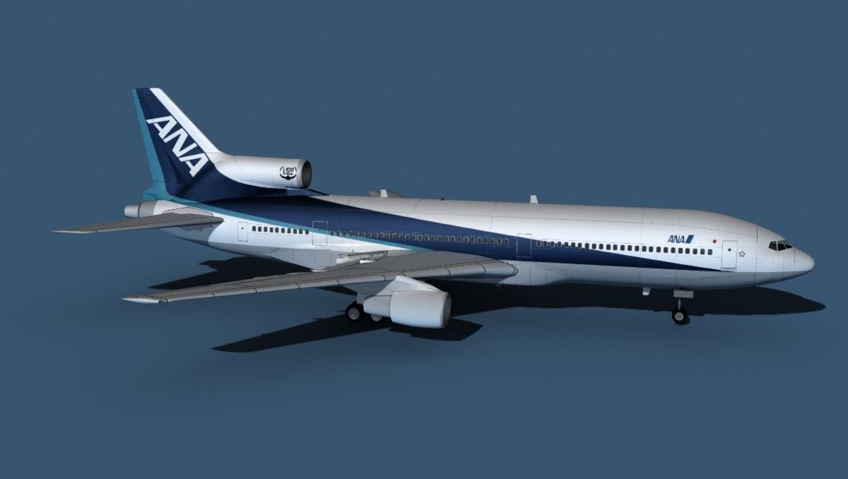 Lockheed L-1011-50 All Nippon Airways 3D model_4