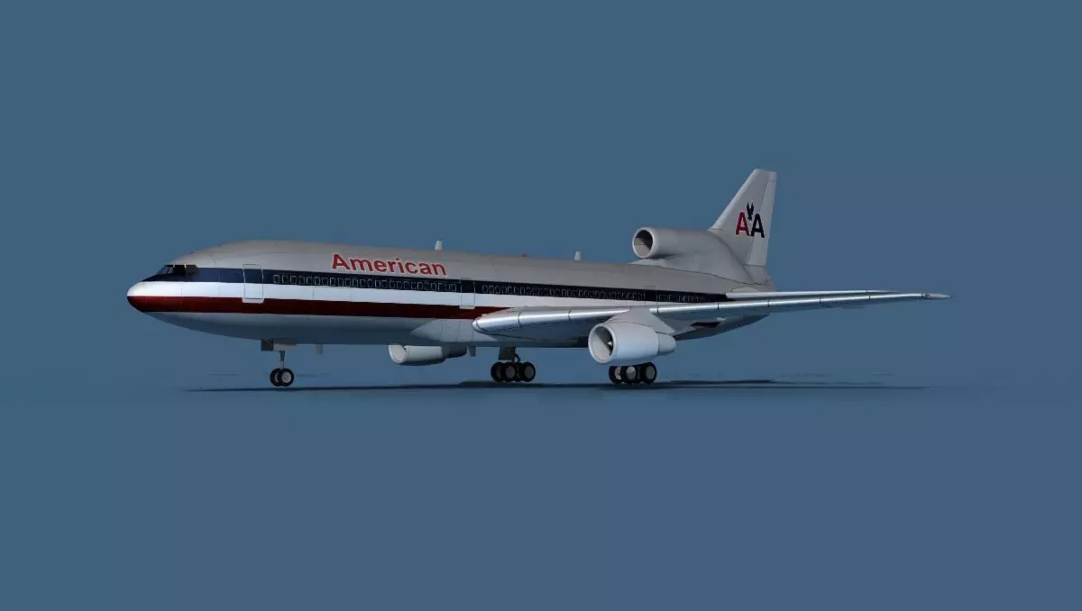 Lockheed L-1011-50 American Airlines 3D model