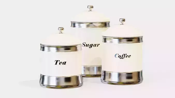 Kitchen Canister Set 05 - Storage