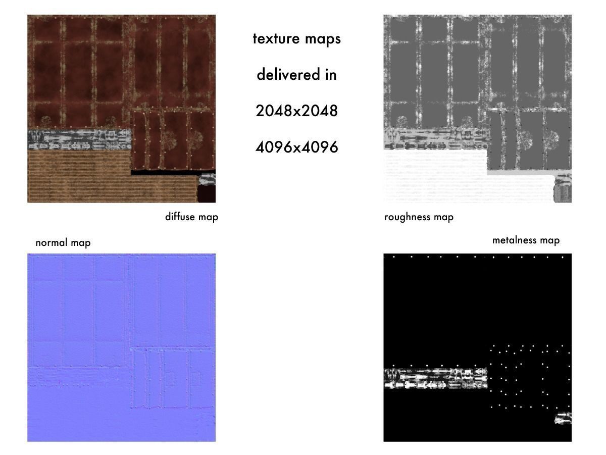 vintage suitcase Low-poly 3D model_9