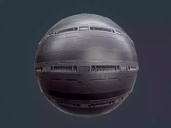 Sci-Fi Military Seamless PBR Texture 112 Texture