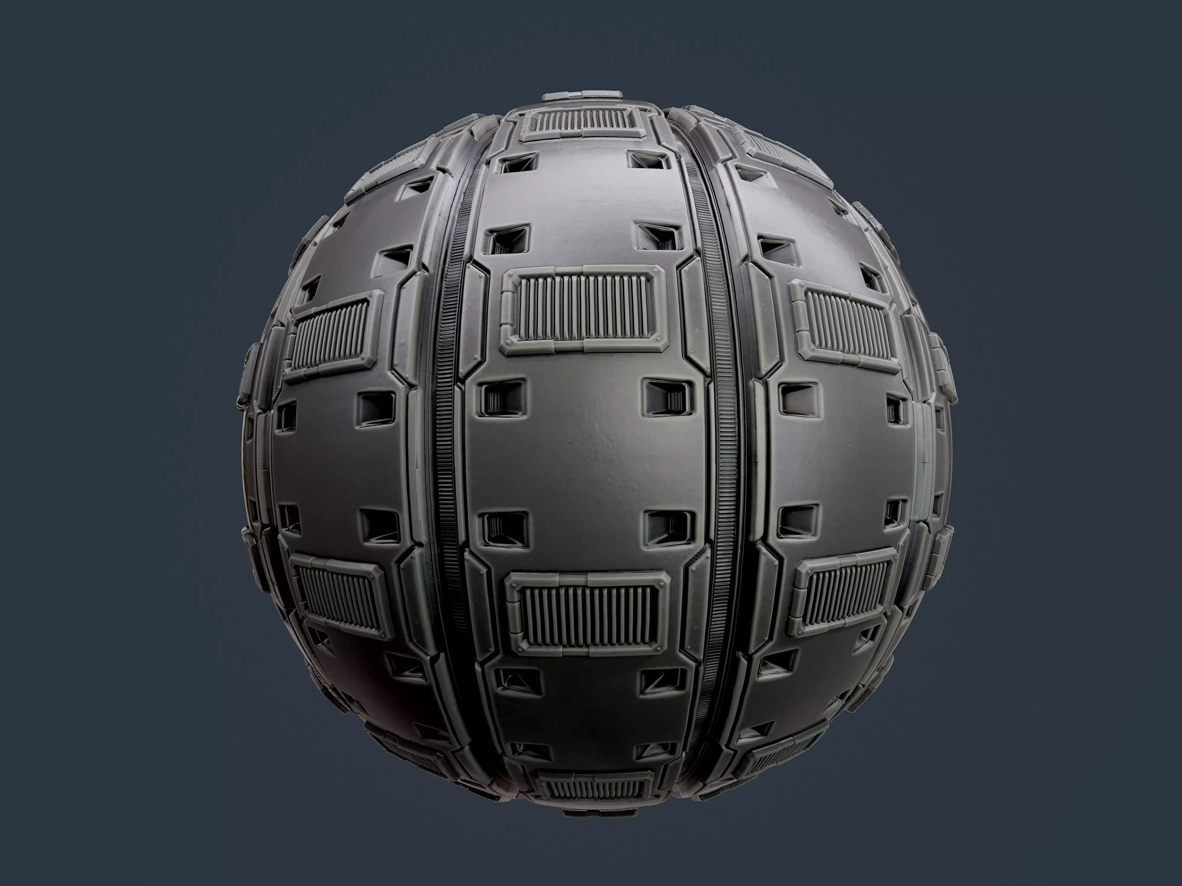 Sci-Fi Military Seamless PBR Texture 117 Texture_0