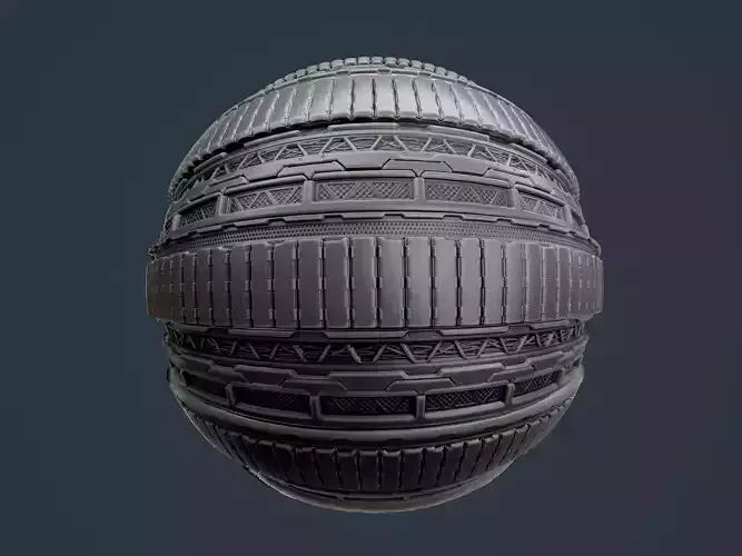 Sci-Fi Military Seamless PBR Texture 118 Texture