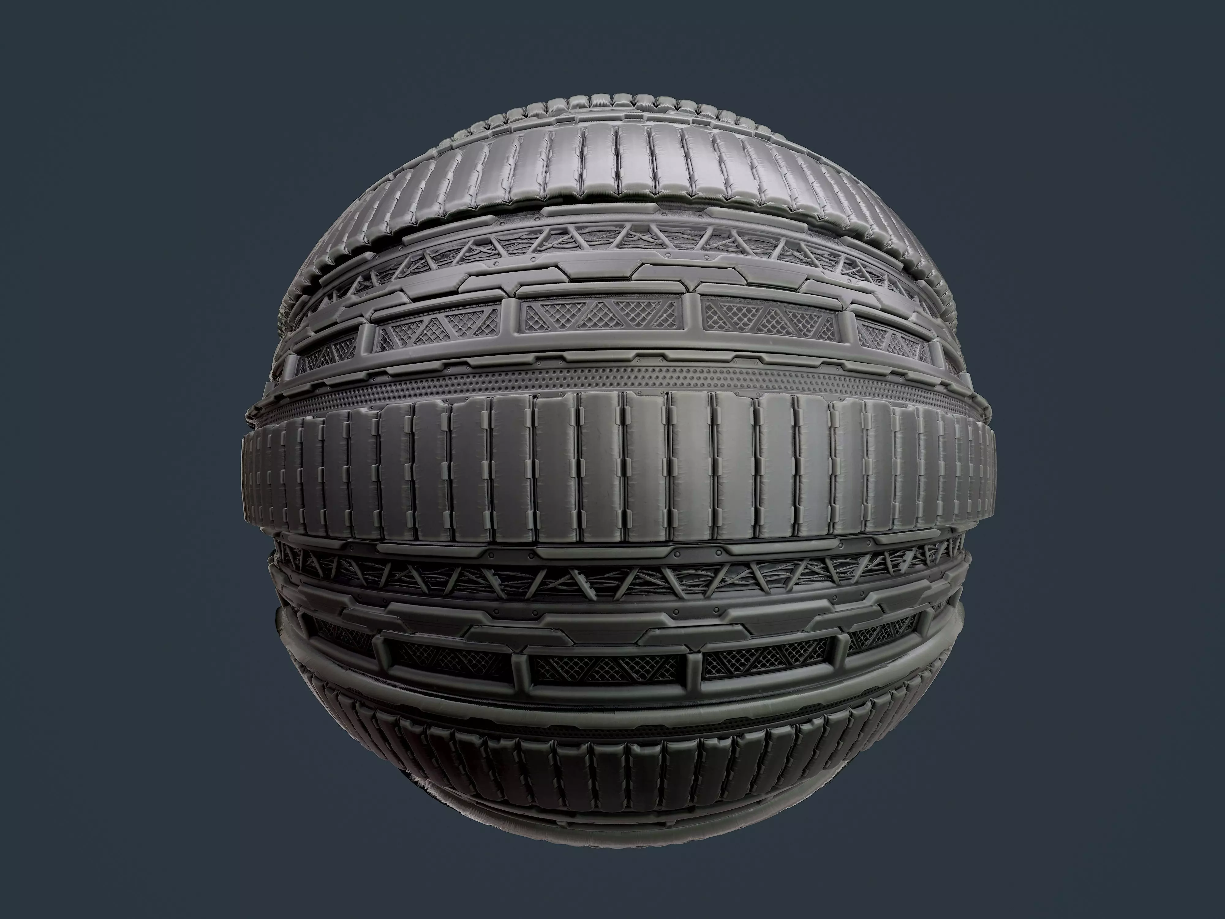 Sci-Fi Military Seamless PBR Texture 118 Texture_0