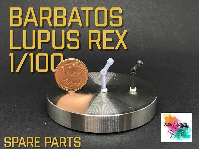 Barbatos lupus rex ricambio piston spare part 3D print model