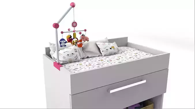 Furniture Baby Changer   Crib  Bed