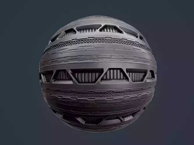 Sci-Fi Military Seamless PBR Texture 123 Texture