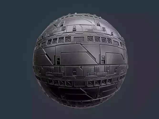 Sci-Fi Military Seamless PBR Texture 130