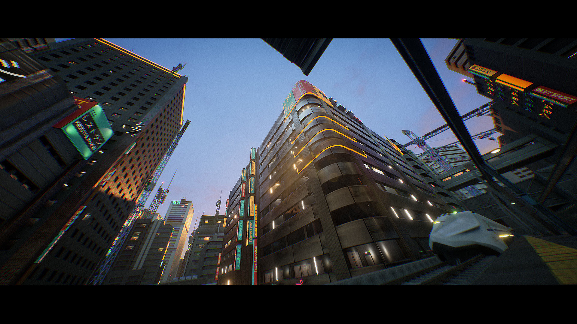 Urban City Kitbash Set - UE4 Low-poly 3D model_8