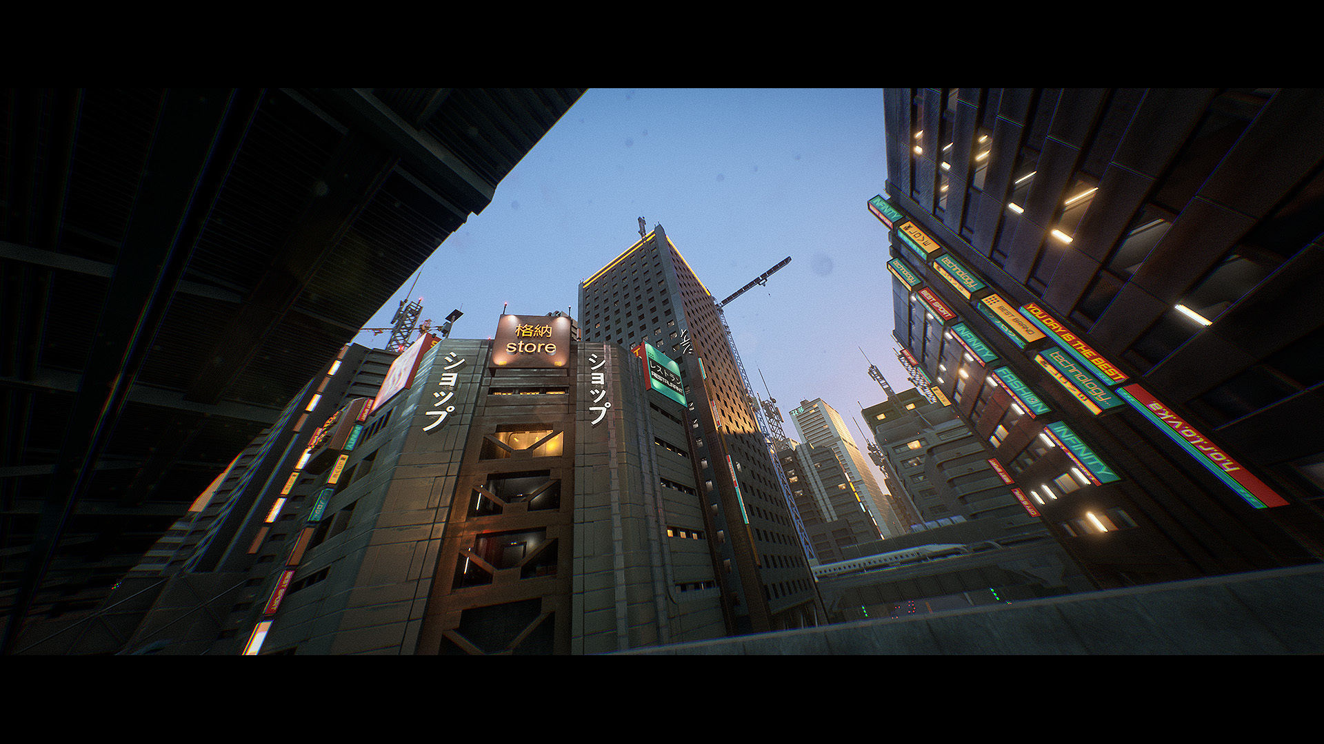 Urban City Kitbash Set - UE4 Low-poly 3D model_9