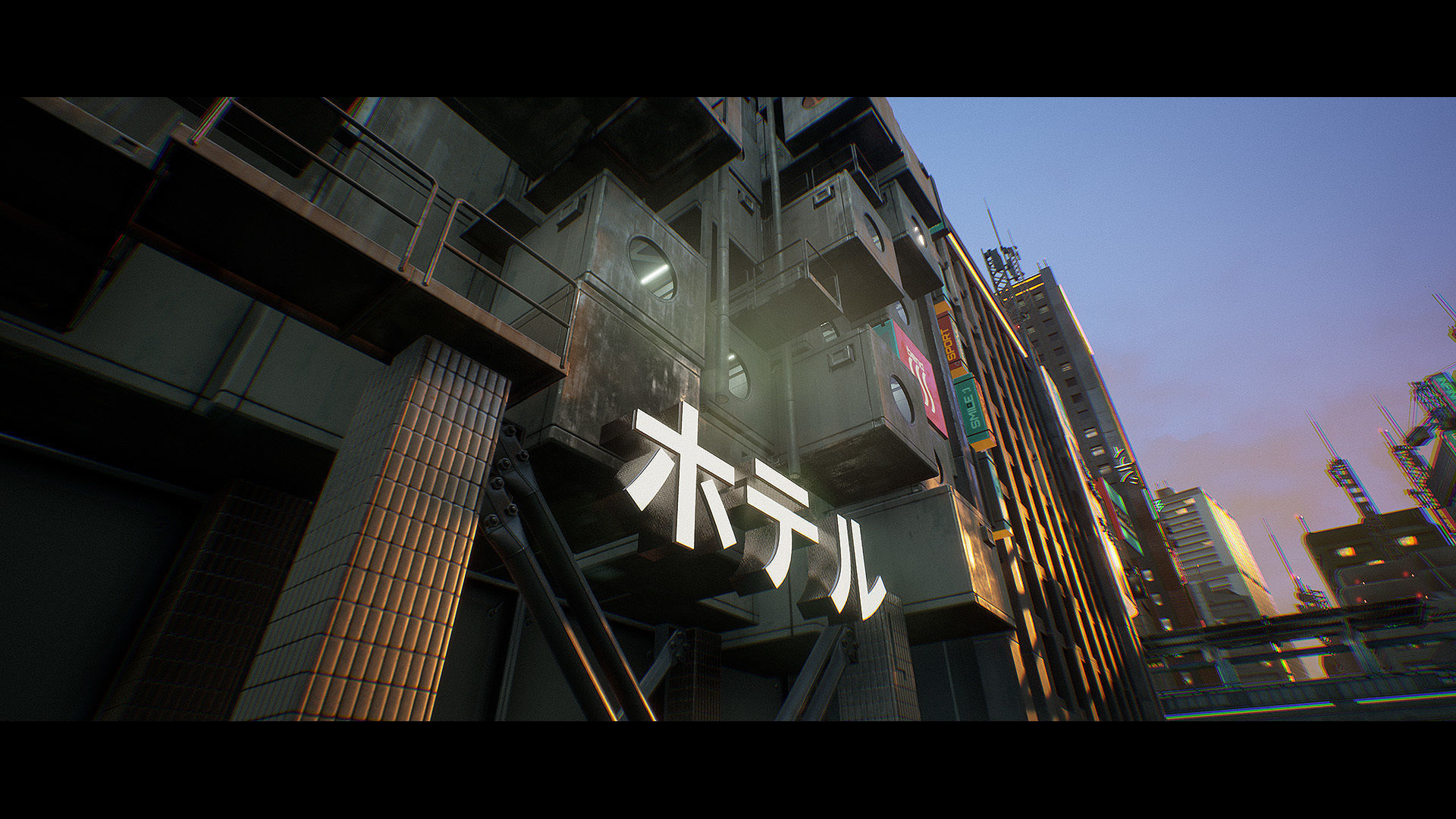 Urban City Kitbash Set - UE4 Low-poly 3D model_6