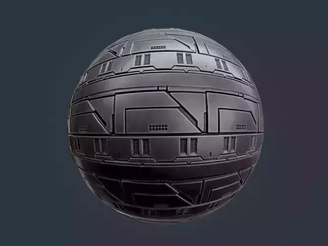 Sci-Fi Military Seamless PBR Texture 131