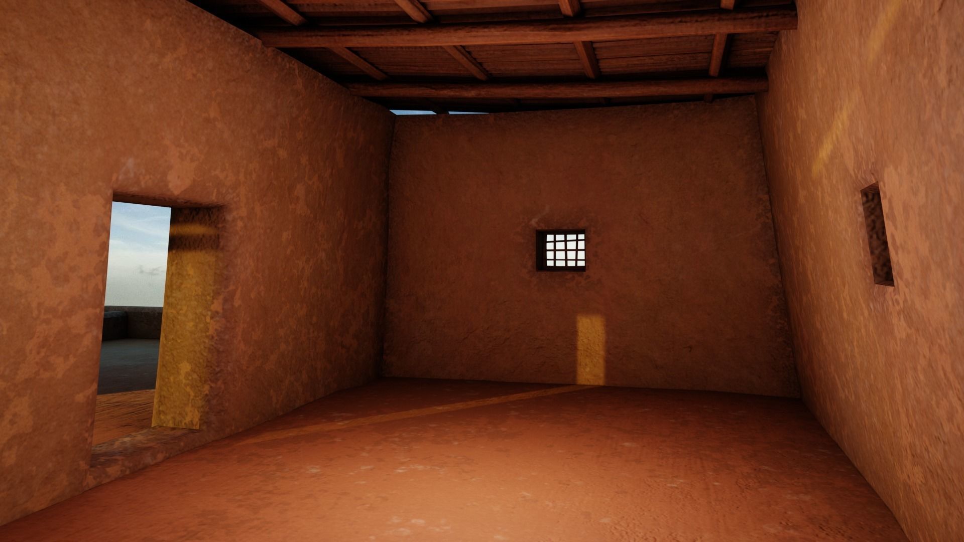 Sturdy Shanty Low-poly 3D model_17