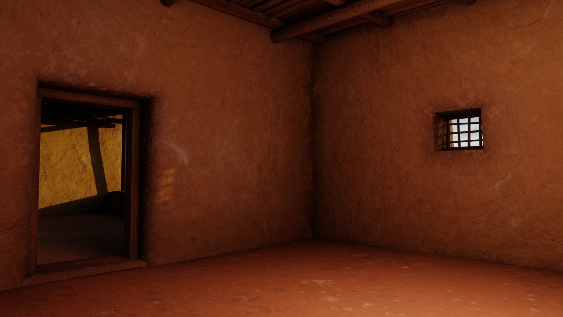 Sturdy Shanty Low-poly 3D model_16