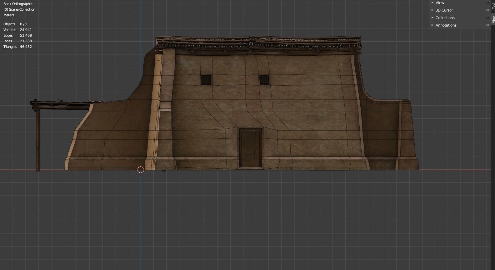 Sturdy Shanty Low-poly 3D model_27