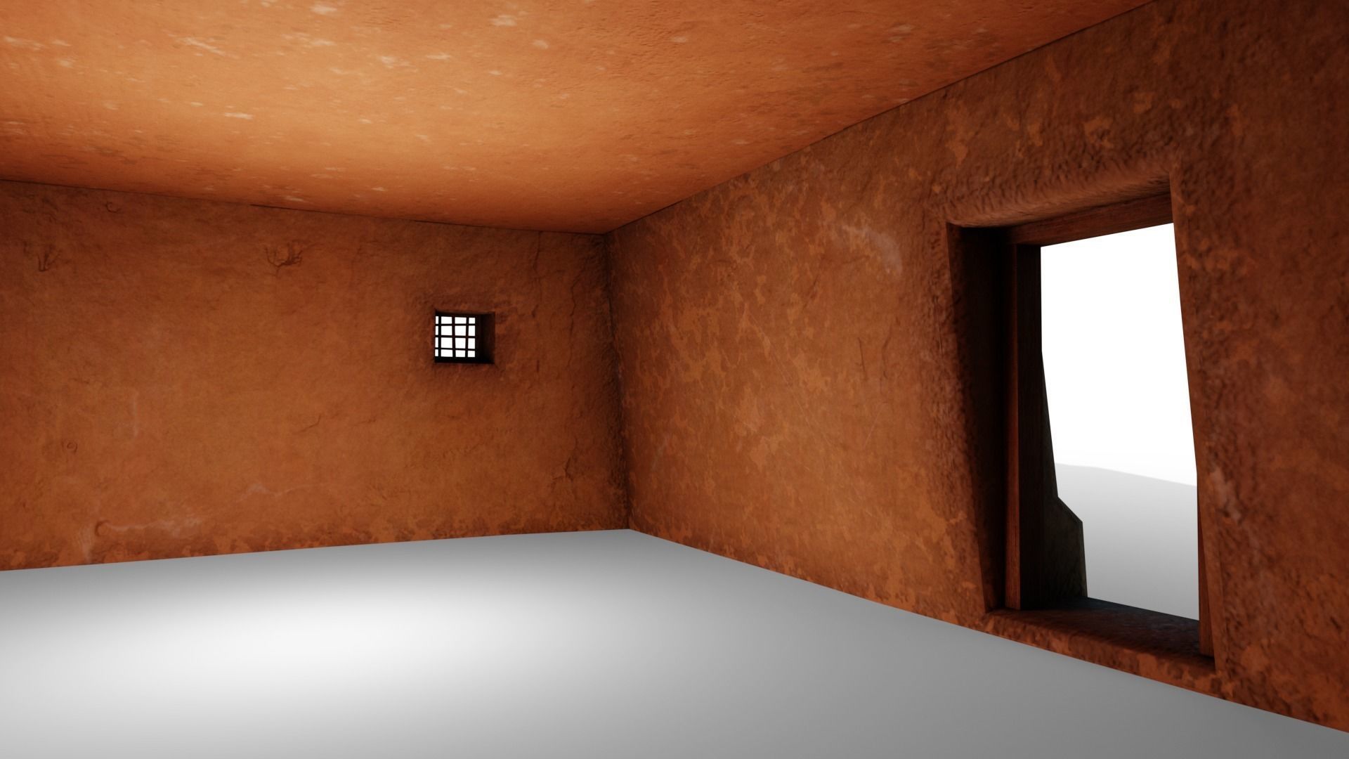 Sturdy Shanty Low-poly 3D model_19