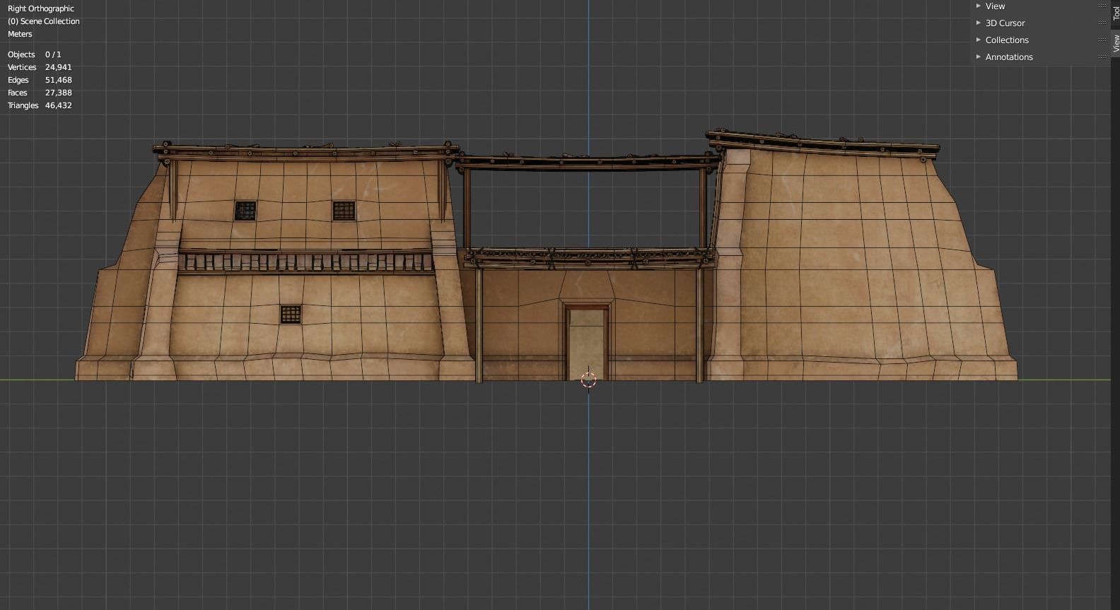 Sturdy Shanty Low-poly 3D model_24