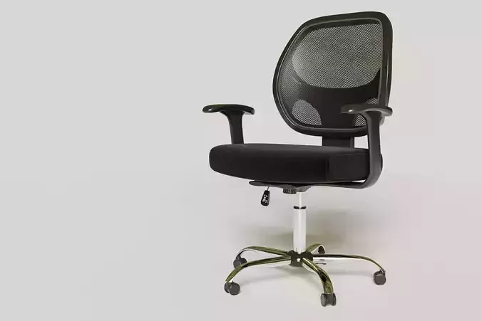 Denver Office Chair   Silla de Oficina Operativa Ergonomica  Low-poly 3D model