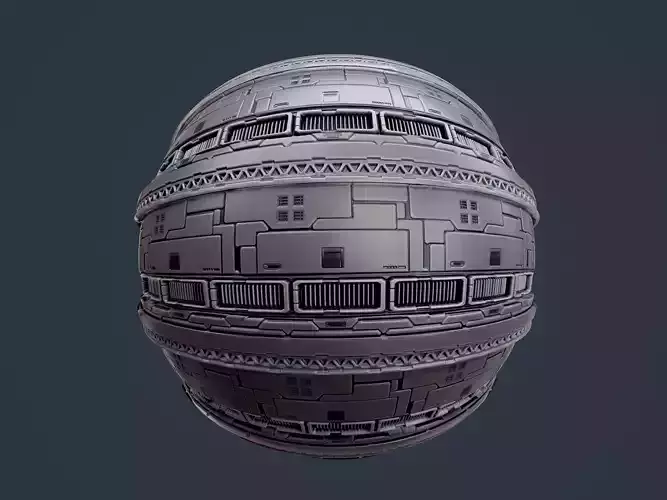 Sci-Fi Military Seamless PBR Texture 136