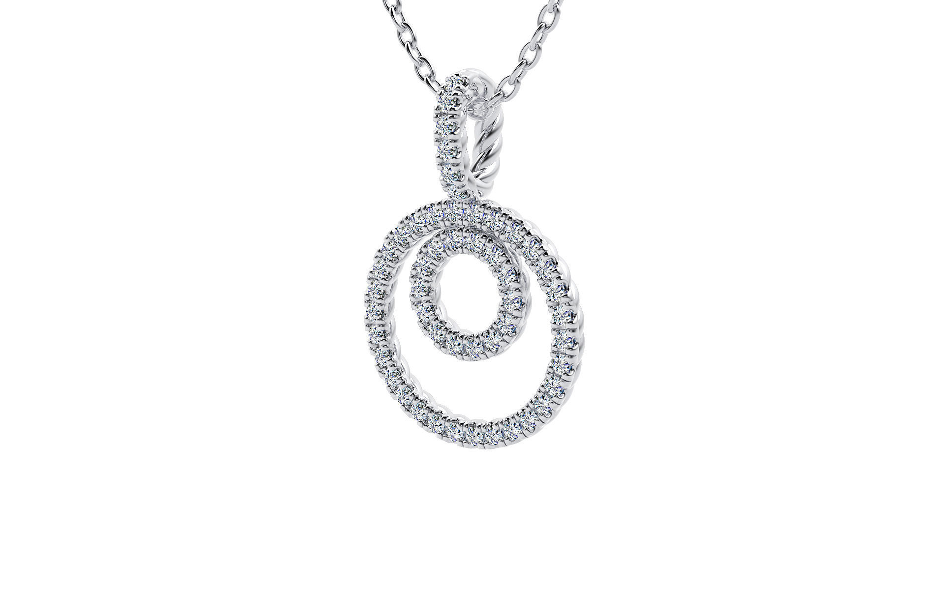 Bilateral Pendant  3D print model_1