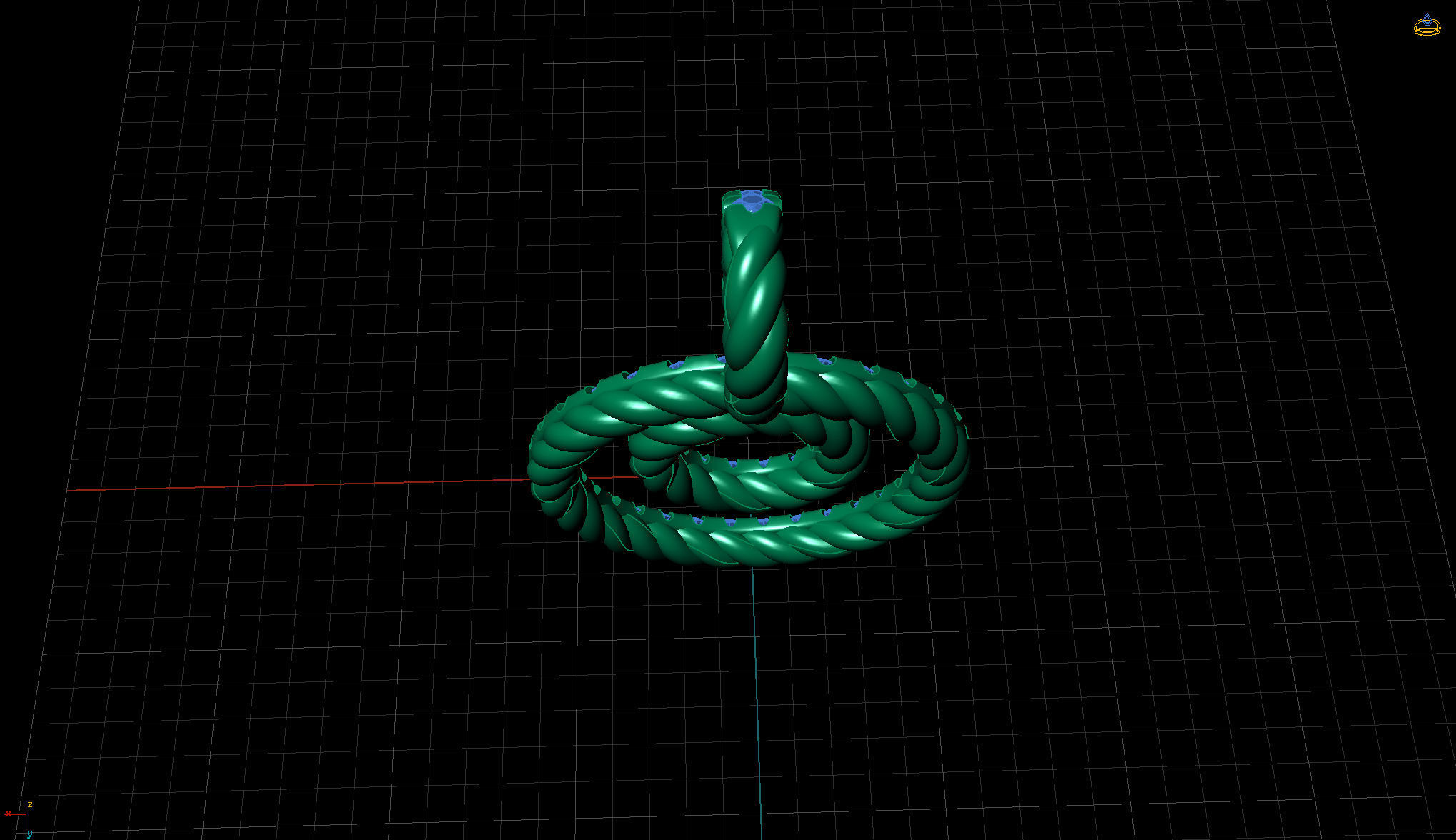 Bilateral Pendant  3D print model_14