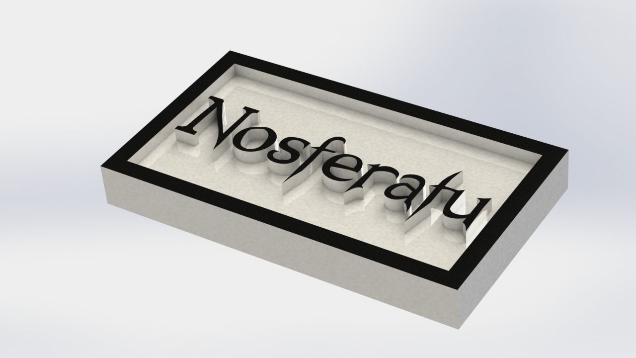 Nosferatu Plaque 3D print model_1