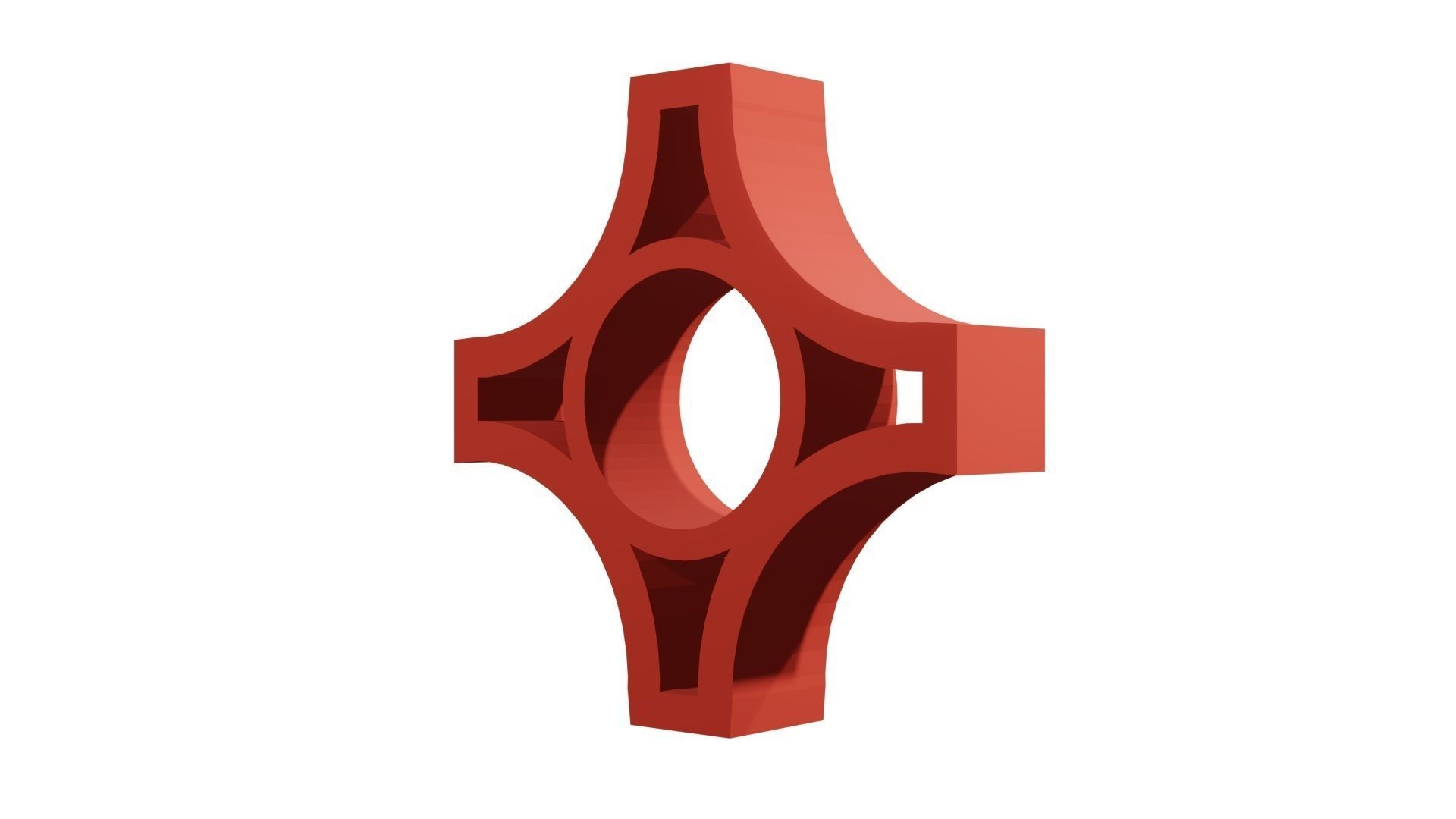 Brick Jaali Arch Open 3D model_4