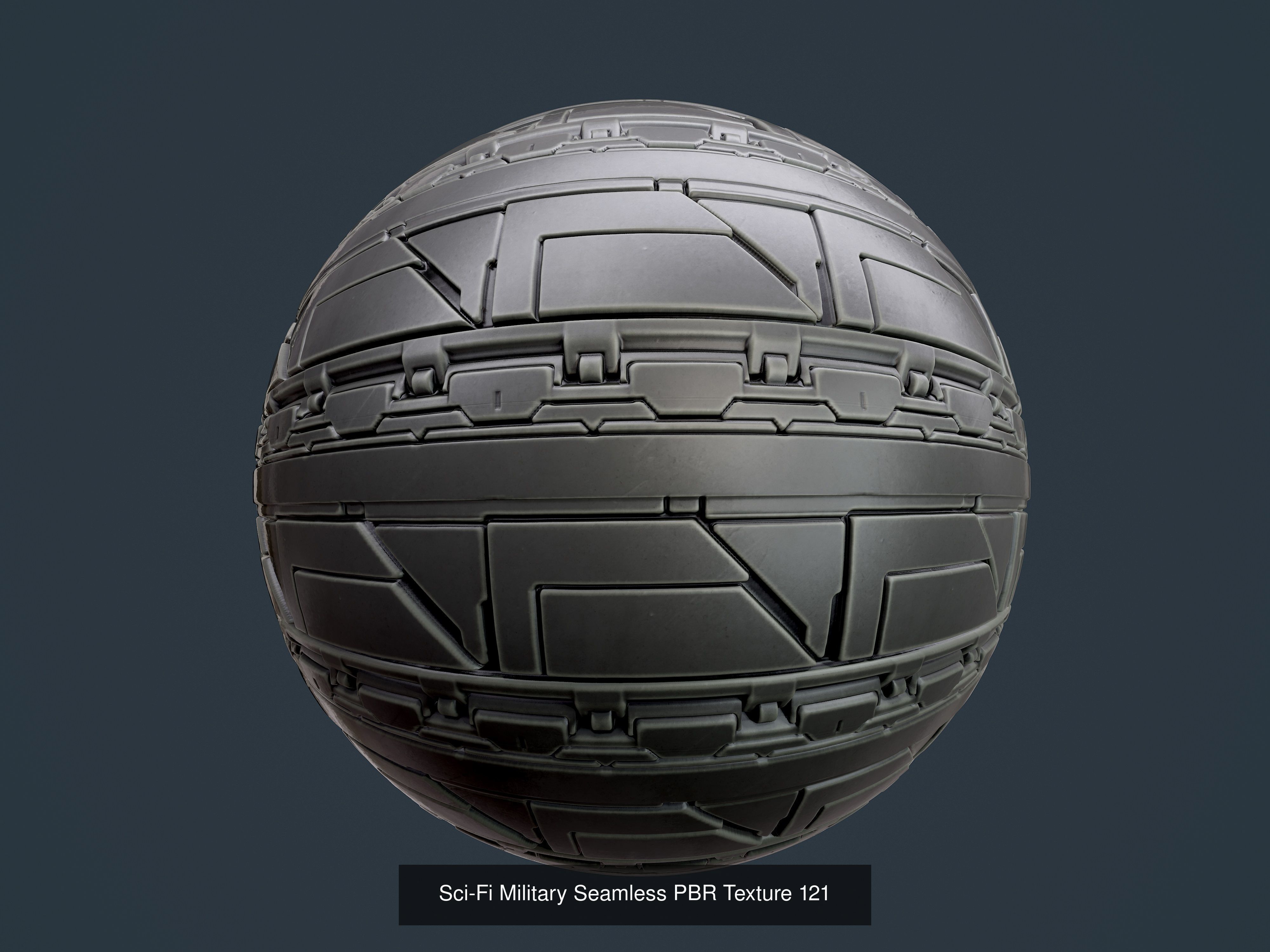 35 Sci-Fi Military Seamless PBR Textures Texture_22