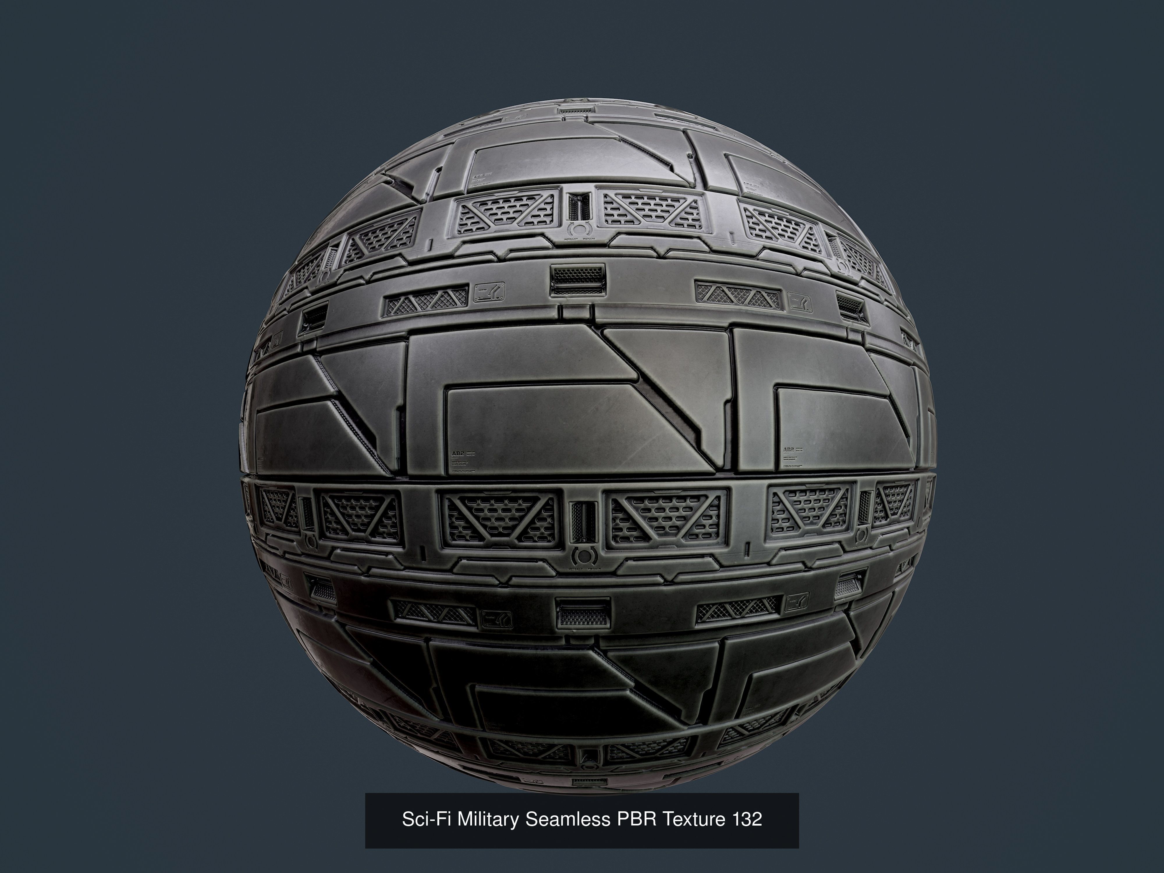 35 Sci-Fi Military Seamless PBR Textures Texture_33