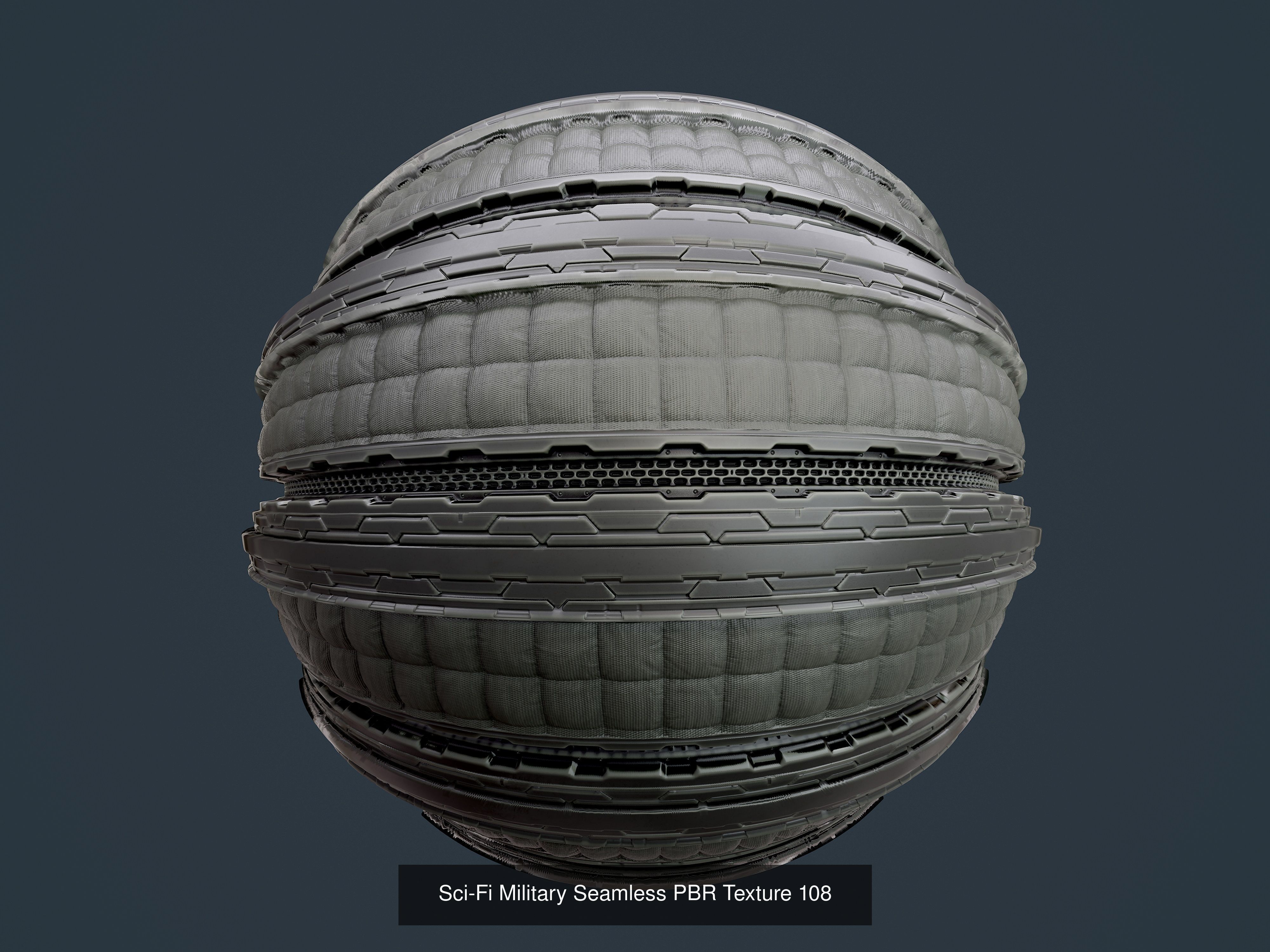 35 Sci-Fi Military Seamless PBR Textures Texture_10