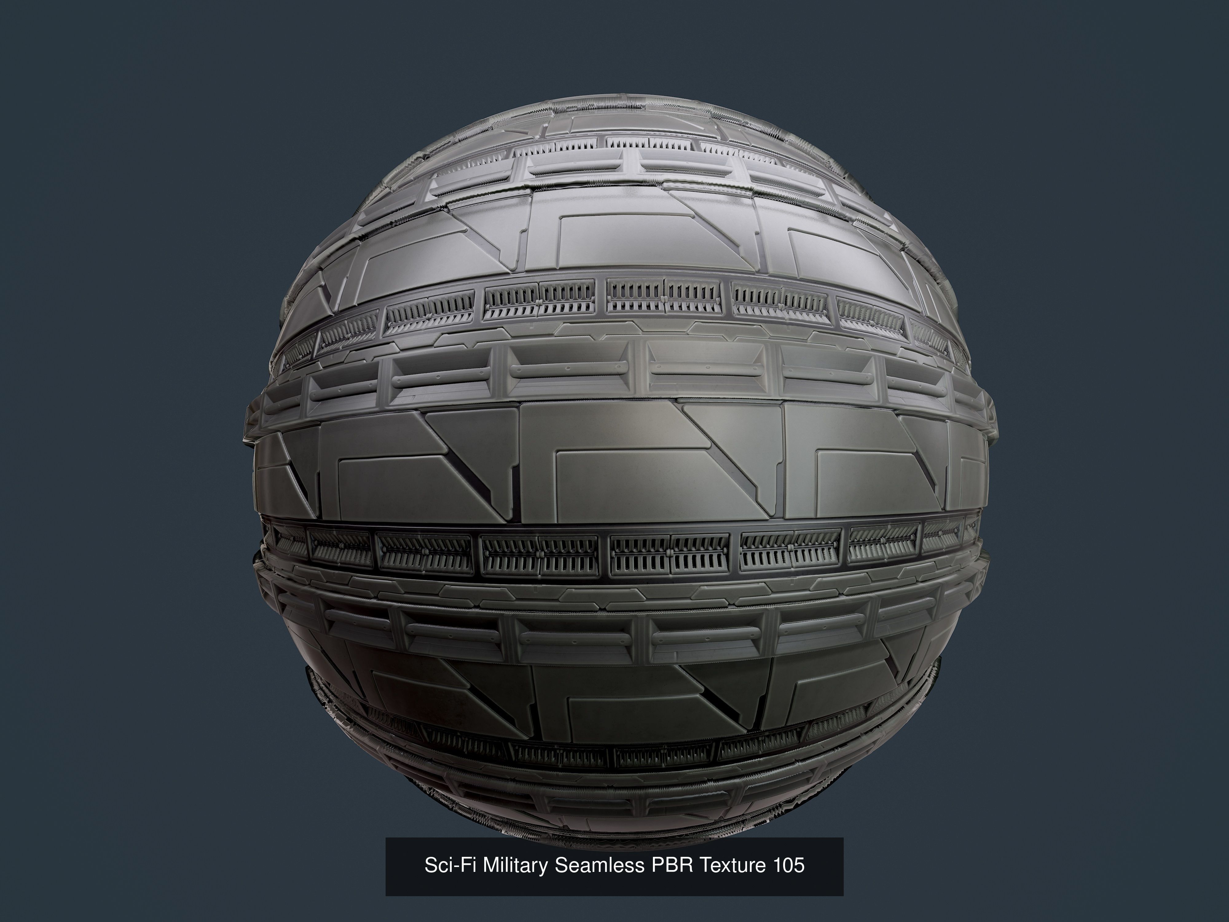 35 Sci-Fi Military Seamless PBR Textures Texture_7