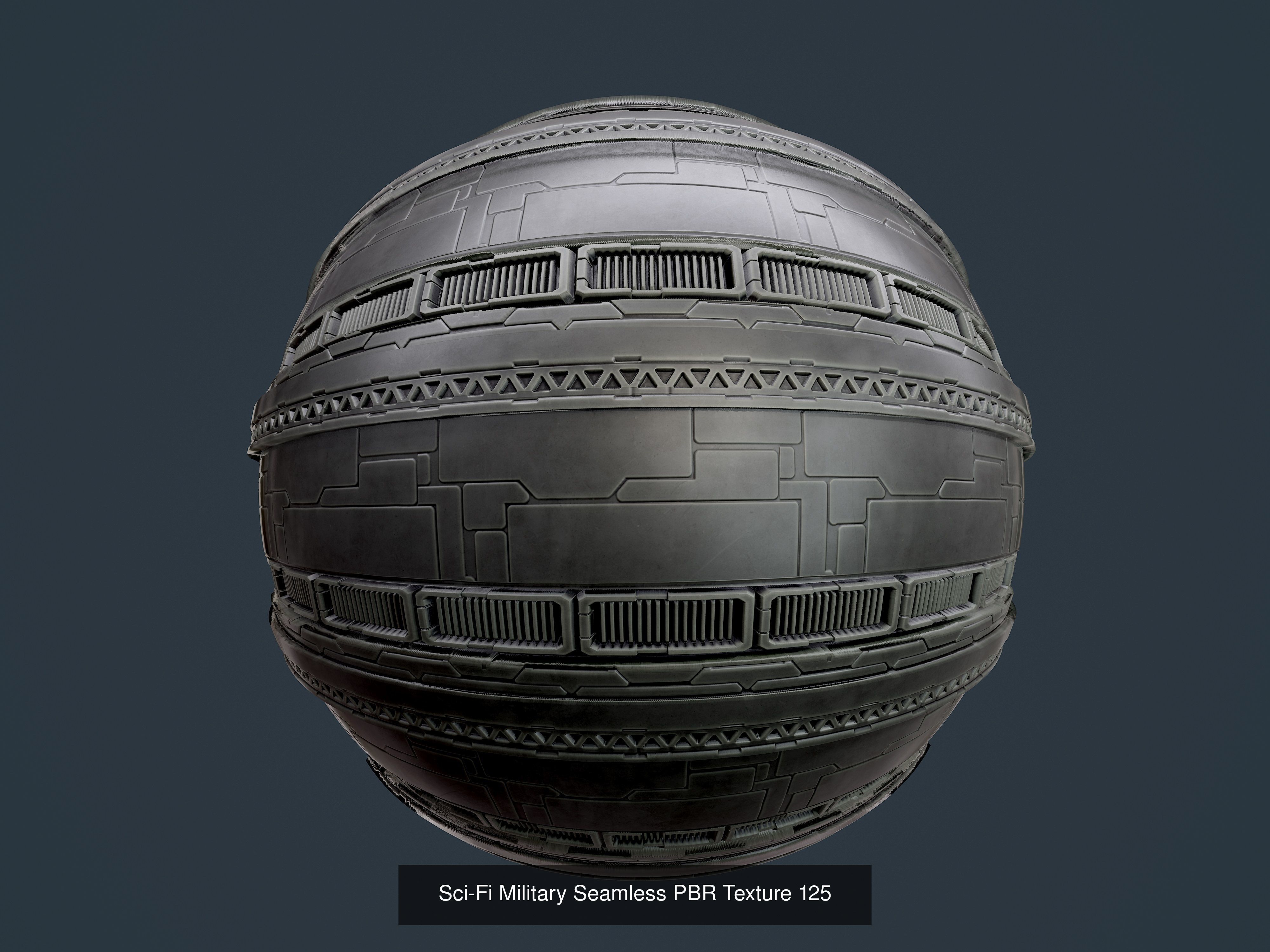 35 Sci-Fi Military Seamless PBR Textures Texture_26